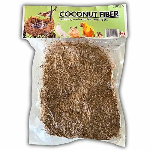 Pack of coconut fiber bedding for small pets