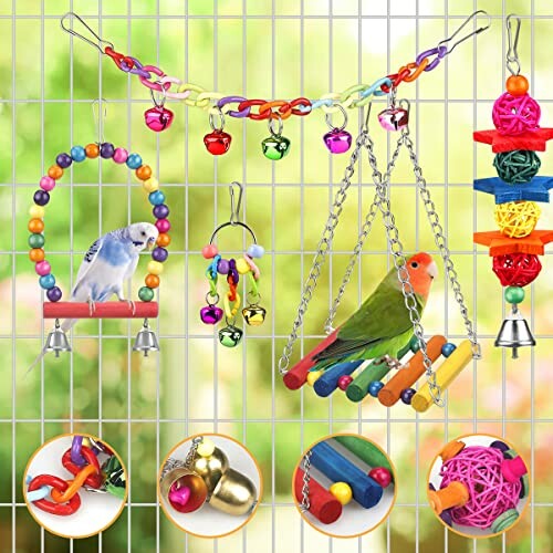 YIXUND Bird Toys for Conures