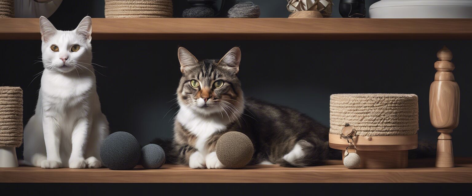 Cat accessories display