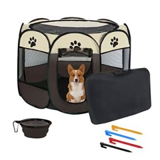 C&AHOME Portable Pet Playpen