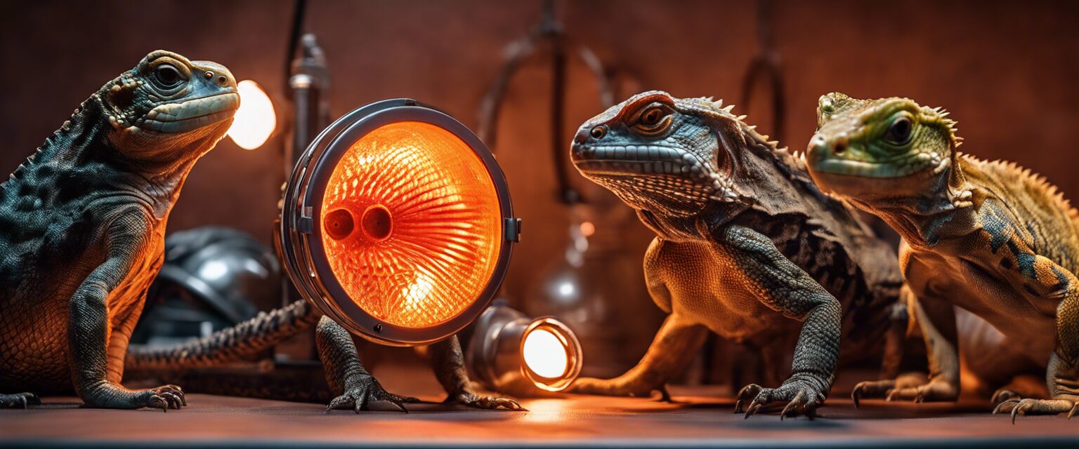 Heat lamps for reptiles