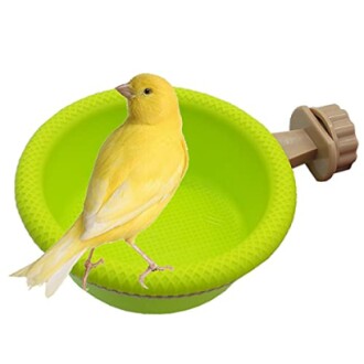 FOIBURELY Multi-Function Caged Bird Bath